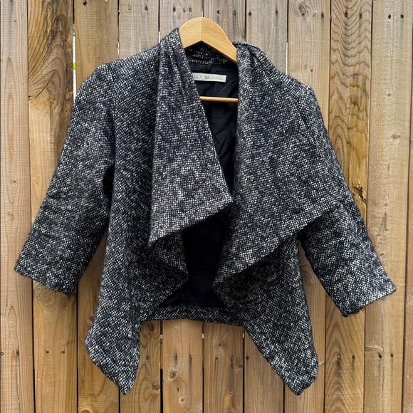 Ulla Johnson Black and White Tweed Jacket - Picture 1 of 6